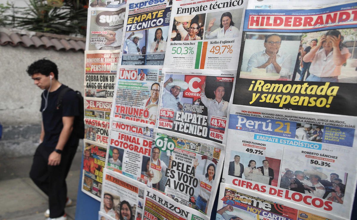 Elecciones en Perú: se vienen días clave con Fujimori arriba por estrecho margen